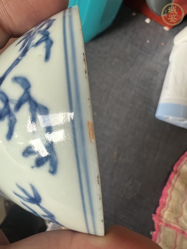 古玩陶瓷青花杯真品鑒賞圖
