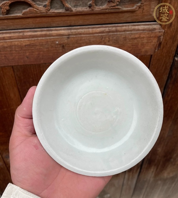 古玩陶瓷青白釉高足盤真品鑒賞圖