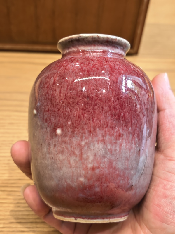 古玩陶瓷晚清豇豆紅釉燈籠尊拍賣，當(dāng)前價格11888元