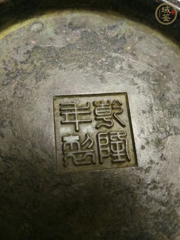 古玩銅器銅鈾耳爐真品鑒賞圖