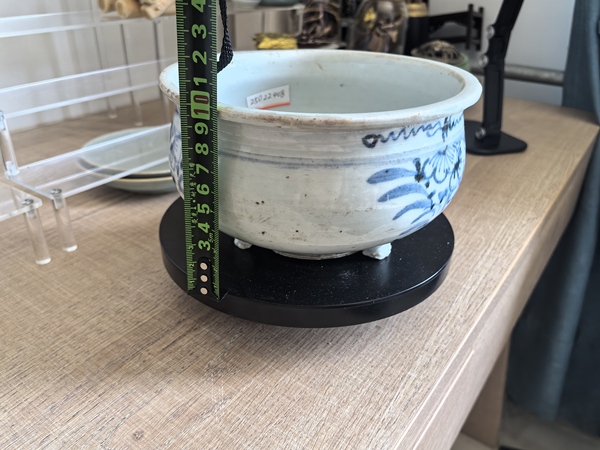 古玩陶瓷青花香爐拍賣，當前價格3500元