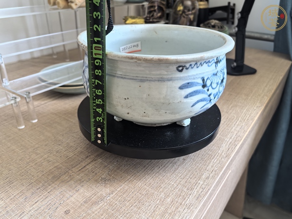古玩陶瓷青花香爐真品鑒賞圖