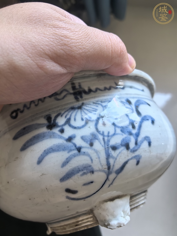 古玩陶瓷青花香爐真品鑒賞圖