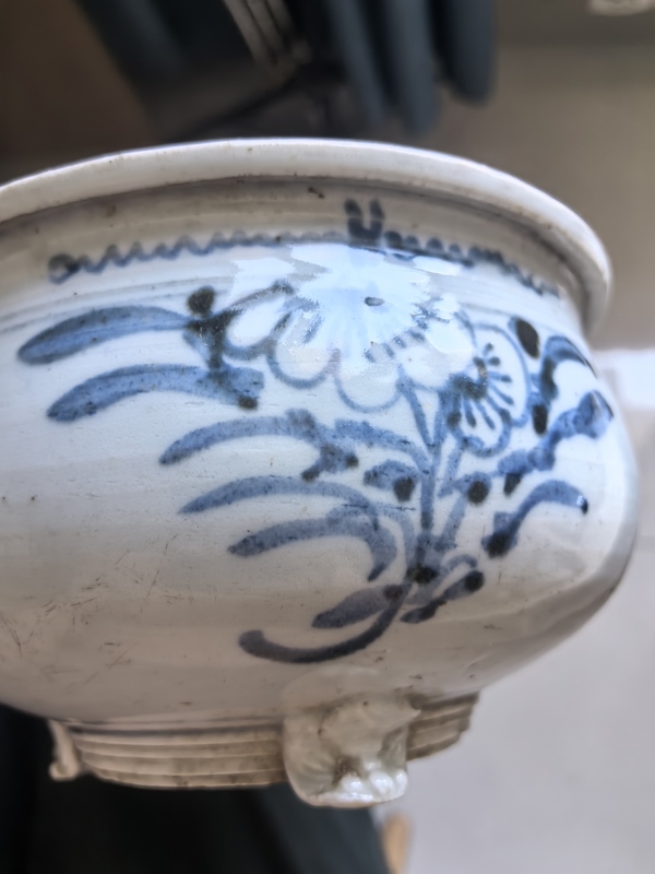 古玩陶瓷青花香爐拍賣，當前價格3500元