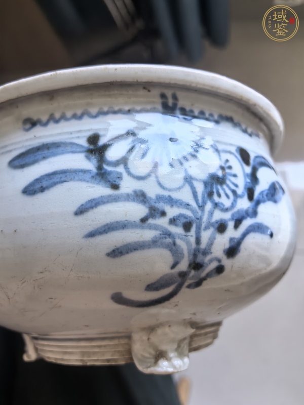 古玩陶瓷青花香爐真品鑒賞圖