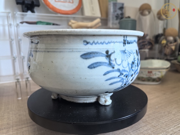 古玩陶瓷青花香爐真品鑒賞圖