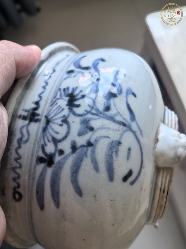 古玩青花香爐真品鑒賞圖