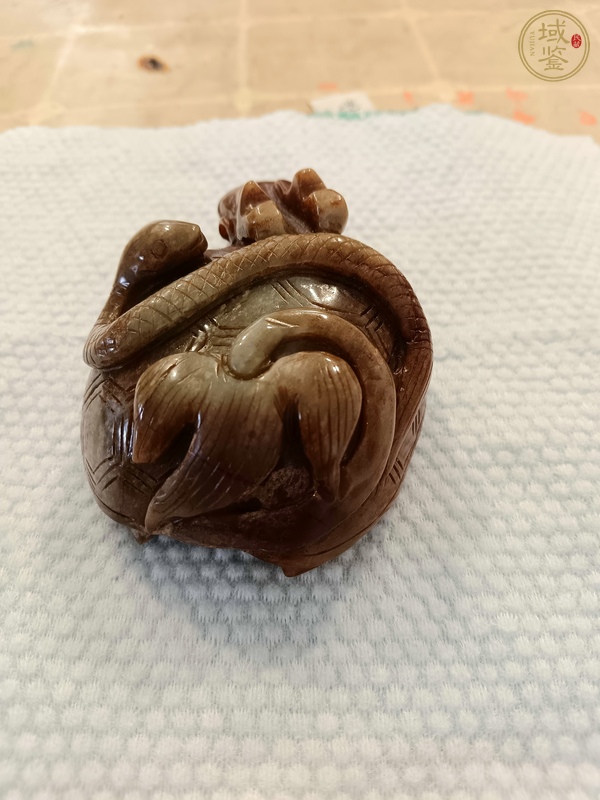 古玩玉器仿古做舊玉龍型件真品鑒賞圖