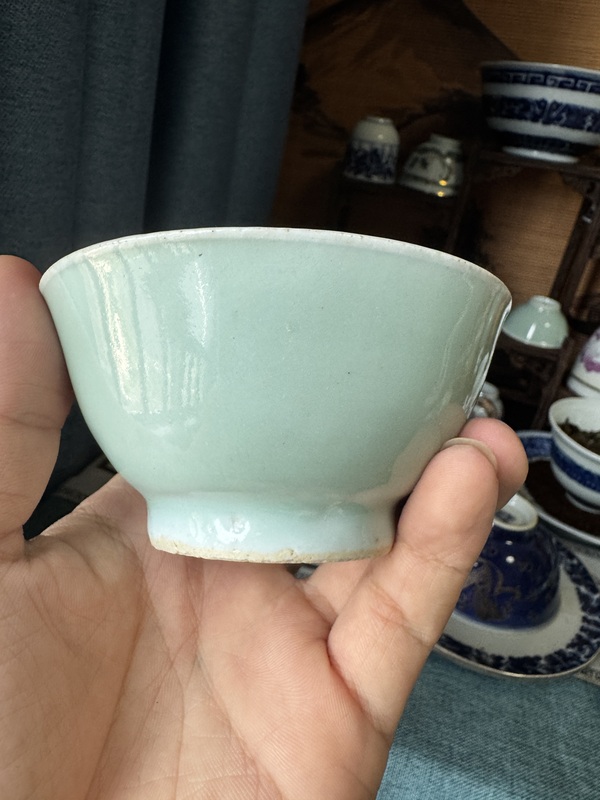 古玩陶瓷青花八卦紋茶碗拍賣,當(dāng)前價(jià)格2500元