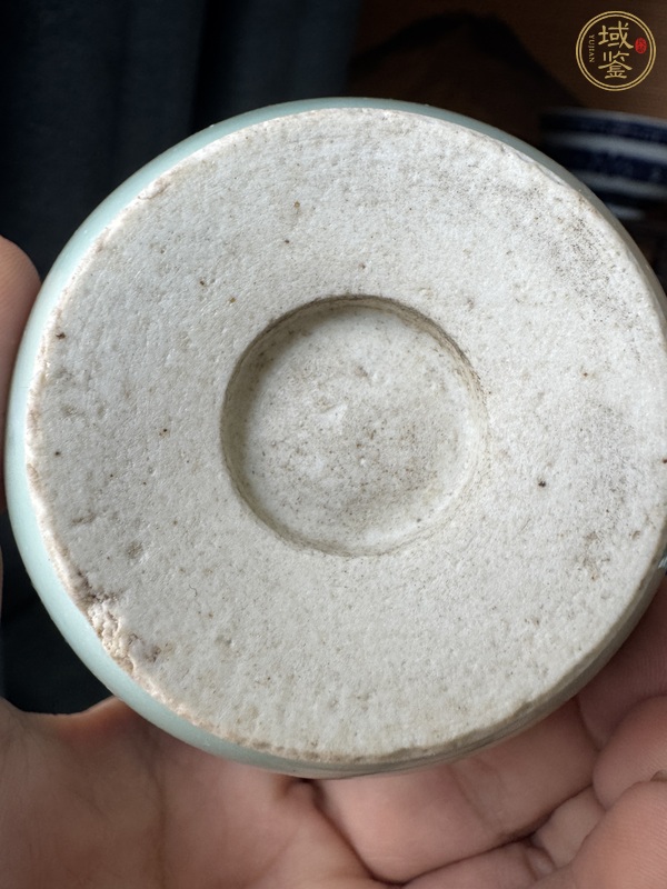 古玩陶瓷青花八卦紋茶碗真品鑒賞圖