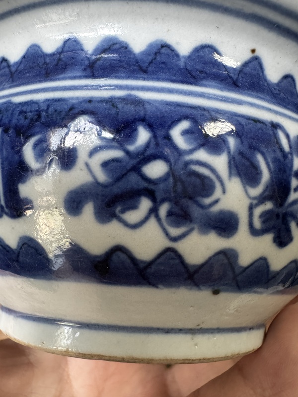 古玩陶瓷青花夔龍紋香爐拍賣，當前價格700元