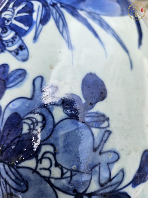 古玩陶瓷青花福壽紋雙耳瓶真品鑒賞圖