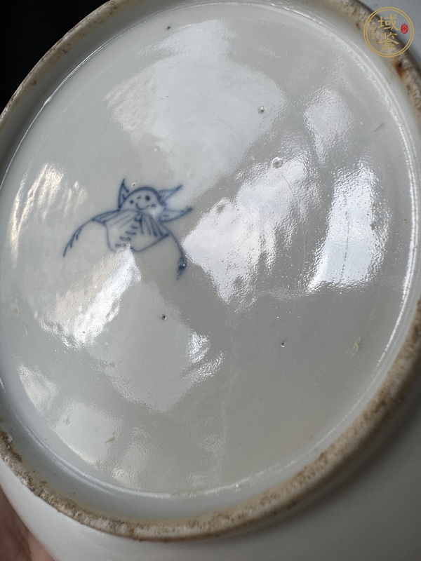古玩陶瓷青花團龍紋盤真品鑒賞圖