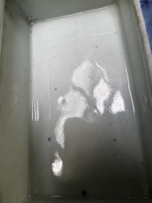 古玩陶瓷青花花卉紋花盆拍賣，當前價格550元