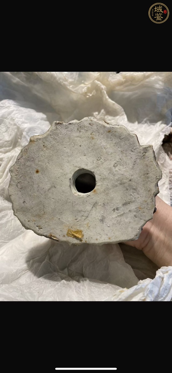 古玩陶瓷黑釉瘦骨羅漢瓷像真品鑒賞圖