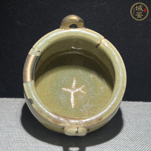 古玩陶瓷龍泉青瓷香爐真品鑒賞圖