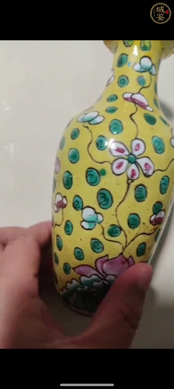 古玩陶瓷粉彩瓶真品鑒賞圖