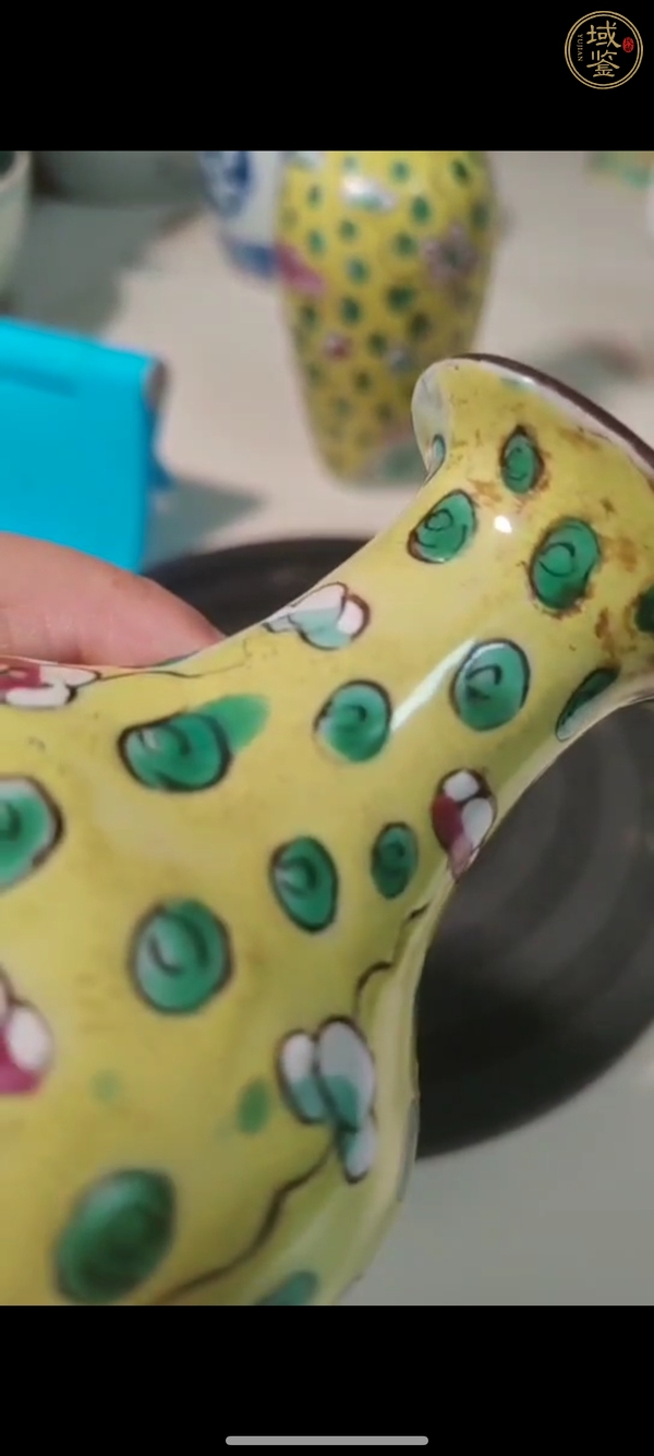 古玩陶瓷粉彩瓶真品鑒賞圖
