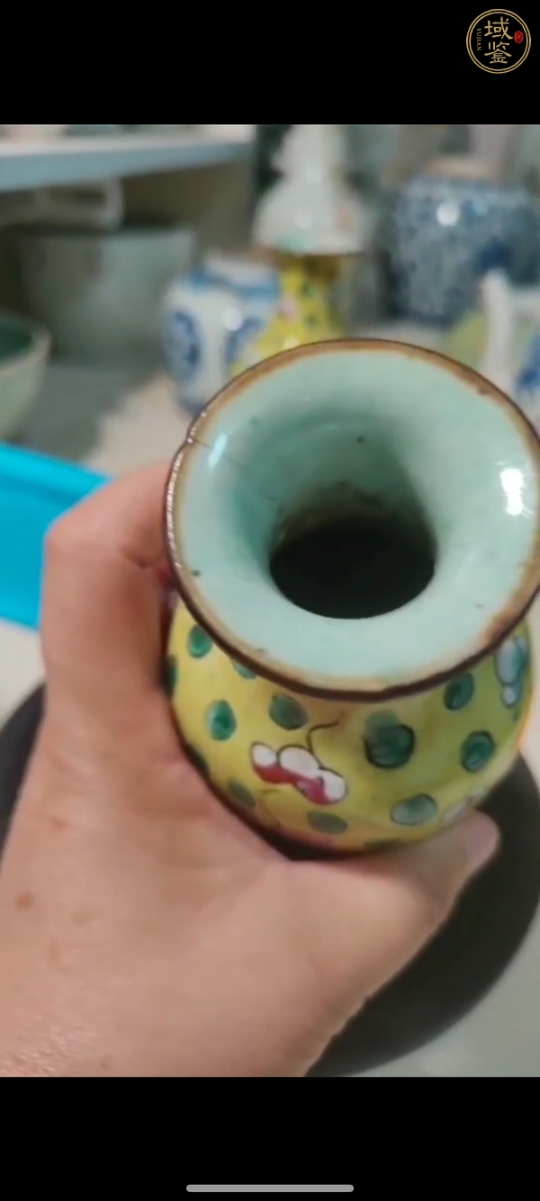 古玩陶瓷粉彩瓶真品鑒賞圖