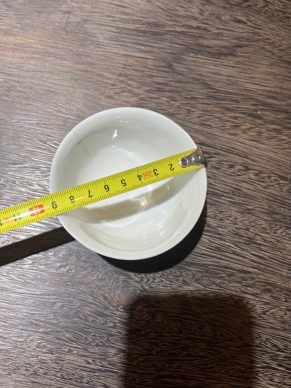 古玩陶瓷【北洋政府國務總理】民國.松石綠粉彩花卉紋茶碗(底款:伯棠自置)拍賣,當前價格9999元