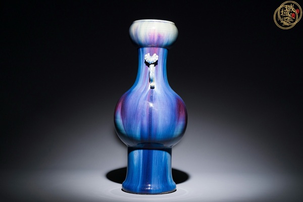 古玩窯變釉瓶真品鑒賞圖