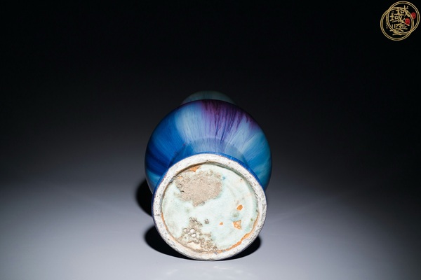 古玩陶瓷窯變釉瓶真品鑒賞圖