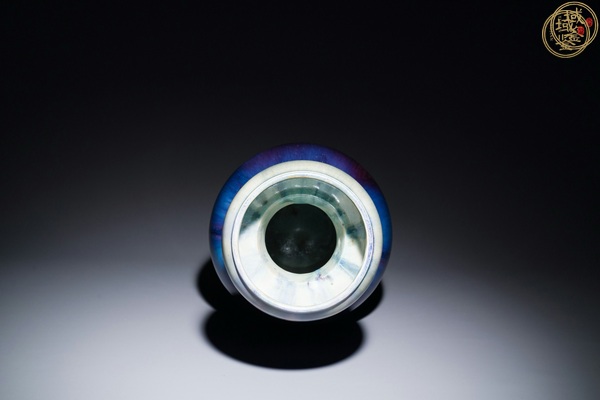 古玩陶瓷窯變釉瓶真品鑒賞圖