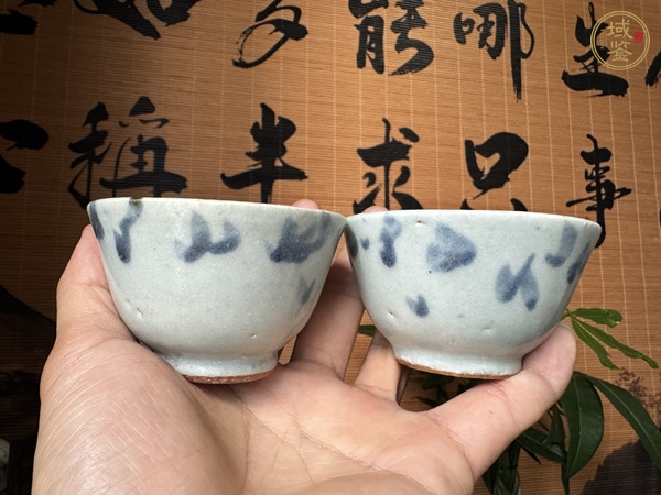 古玩陶瓷青花杯真品鑒賞圖