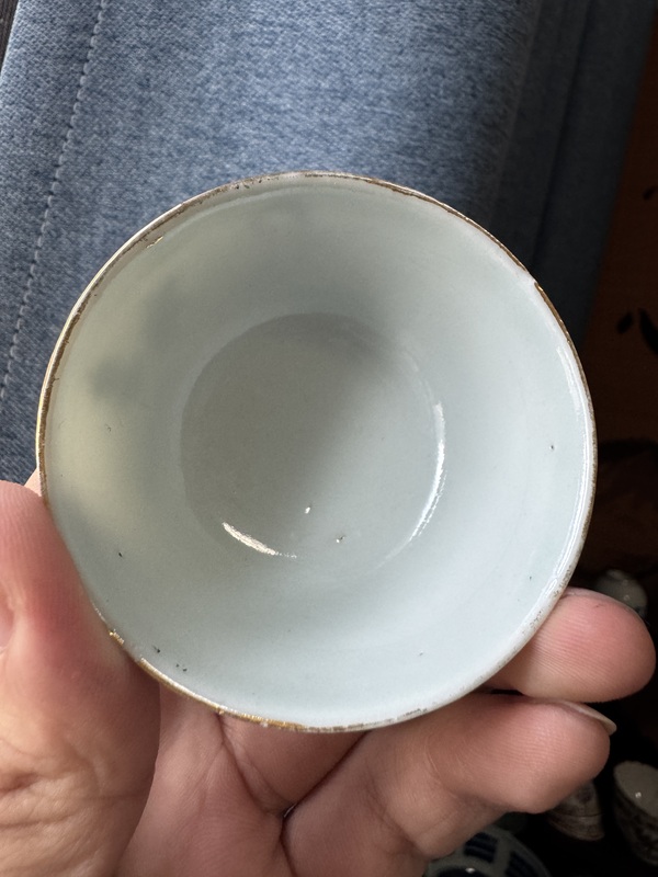 古玩陶瓷粉彩美人如玉茶杯(一對)拍賣,當前價格999元