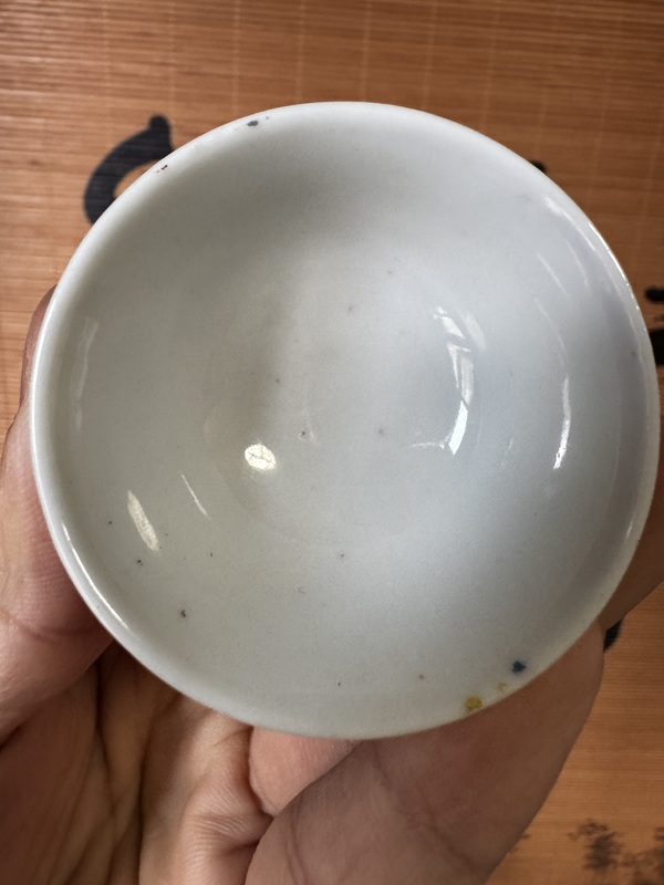 古玩陶瓷粉彩皮球花杯（一對）拍賣，當(dāng)前價(jià)格1000元