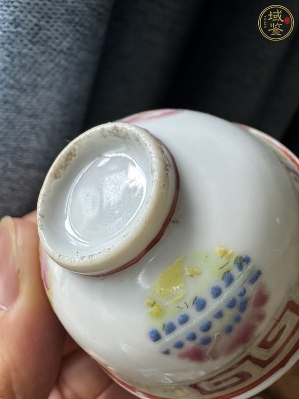 古玩陶瓷粉彩杯真品鑒賞圖