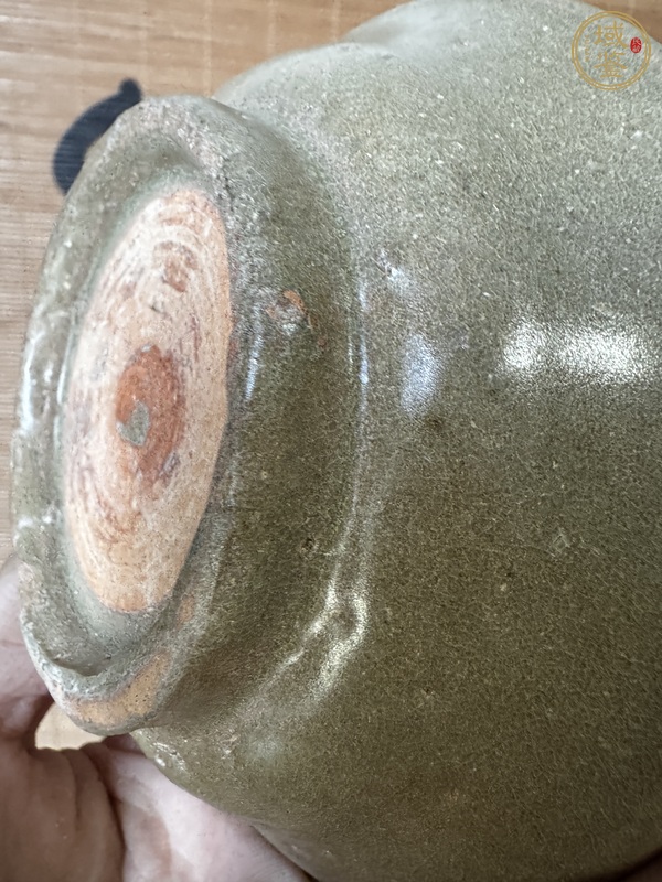 古玩陶瓷龍泉青瓷盤真品鑒賞圖