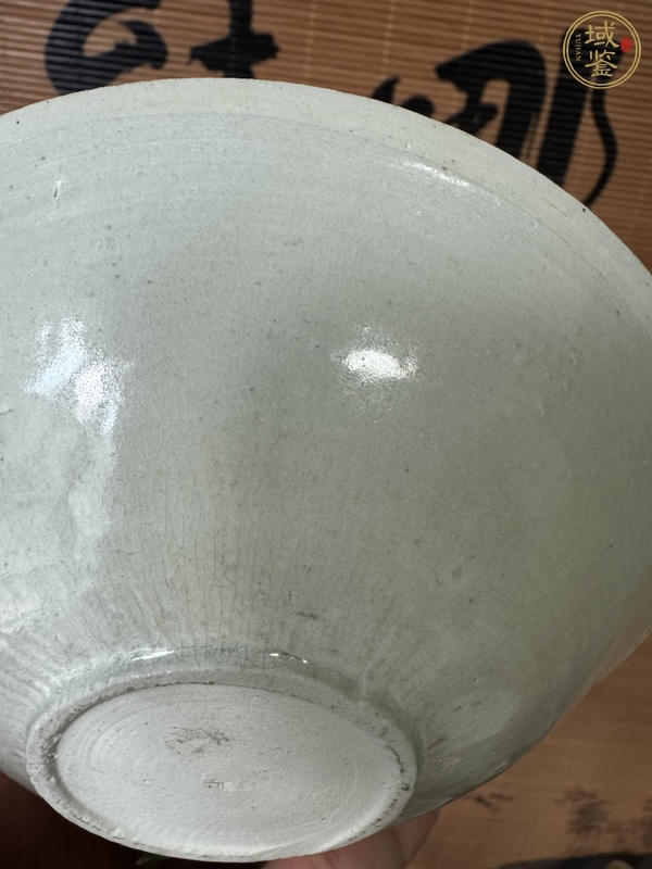 古玩陶瓷青白釉雙魚面包碗真品鑒賞圖