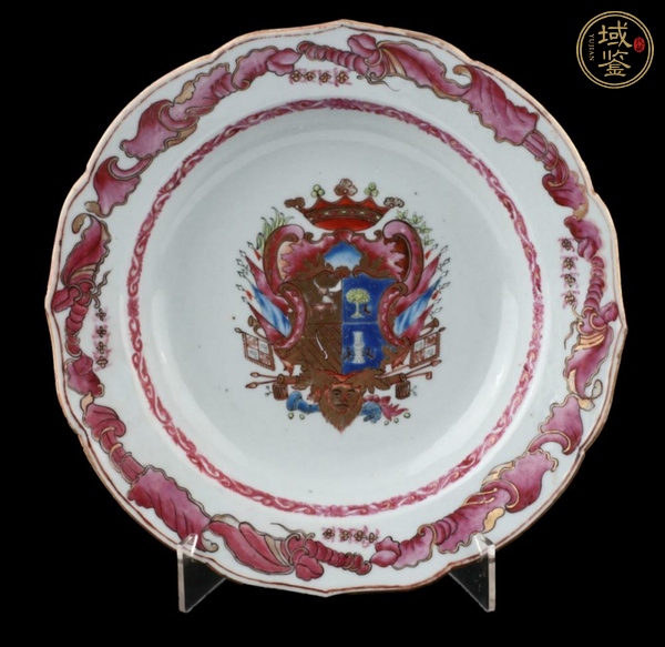 古玩陶瓷徽章瓷盤真品鑒賞圖