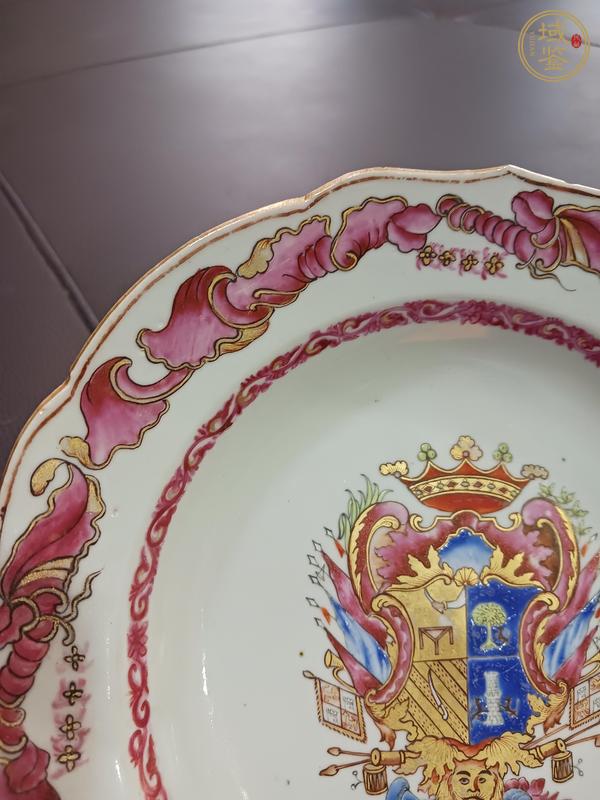 古玩陶瓷徽章瓷盤真品鑒賞圖