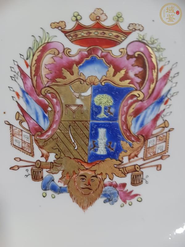 古玩陶瓷徽章瓷盤真品鑒賞圖
