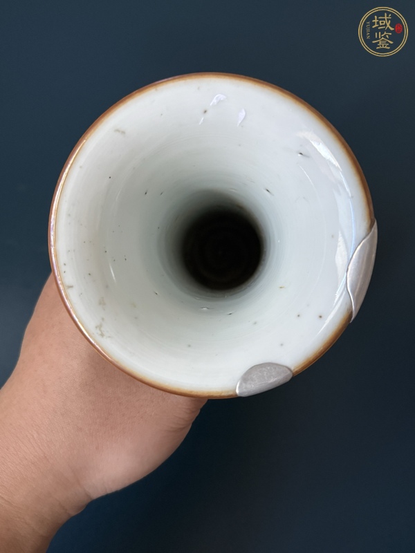 古玩陶瓷束腰花觚真品鑒賞圖