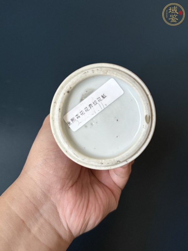 古玩陶瓷束腰花觚真品鑒賞圖
