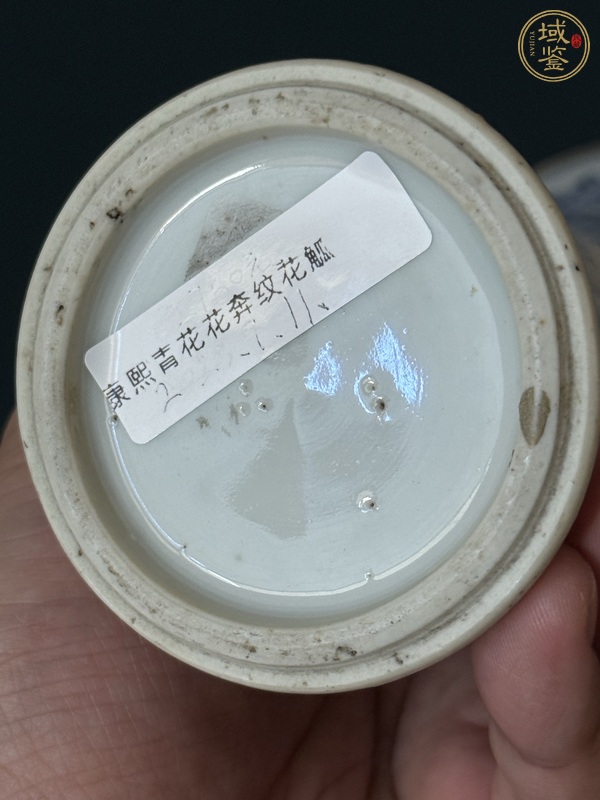 古玩陶瓷束腰花觚真品鑒賞圖