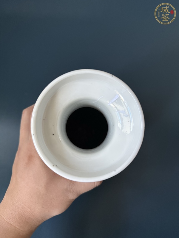 古玩陶瓷廣彩人物故事觀音瓶真品鑒賞圖