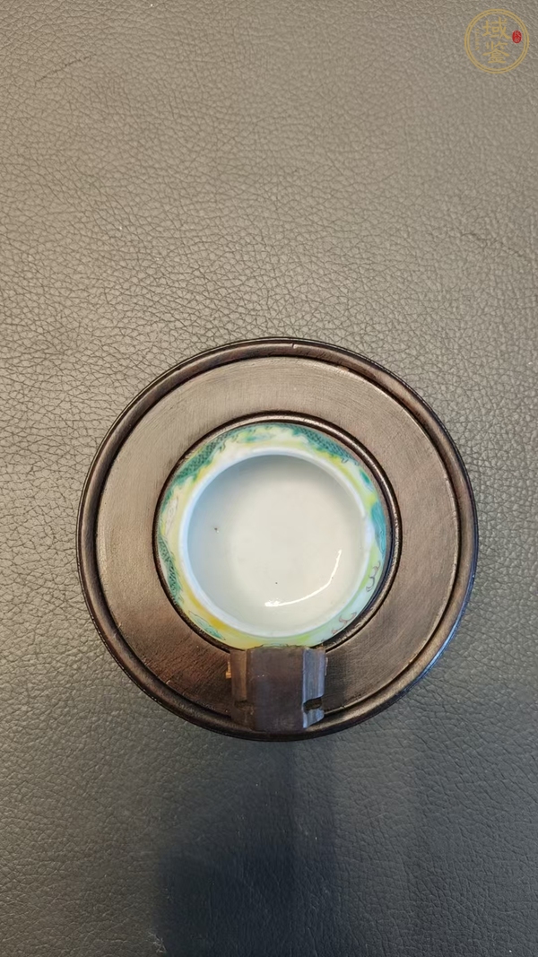古玩陶瓷民國細路粉彩繡眼鳥食杯真品鑒賞圖