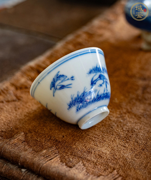 古玩陶瓷青花杯真品鑒賞圖
