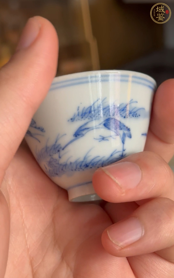 古玩陶瓷青花杯真品鑒賞圖