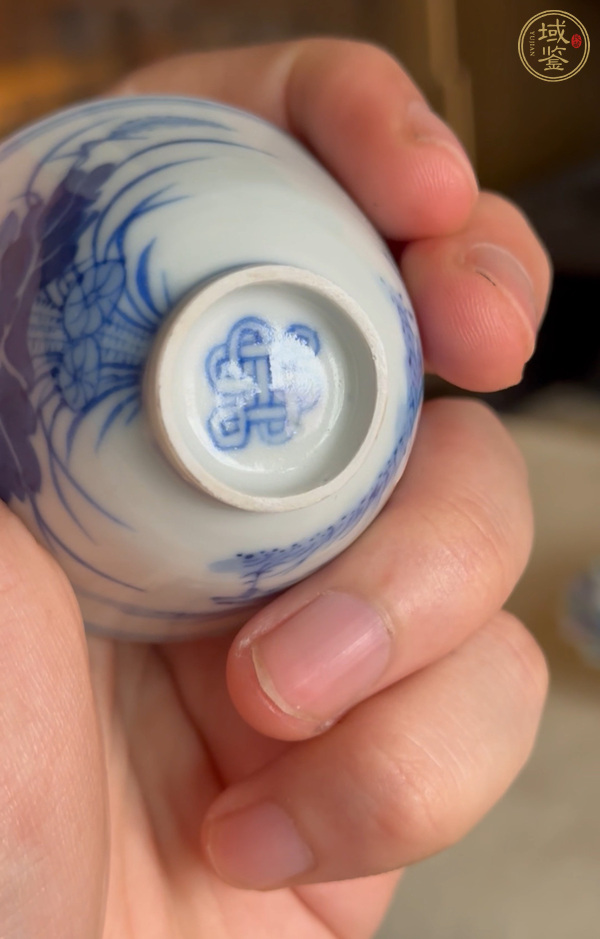 古玩陶瓷青花杯真品鑒賞圖