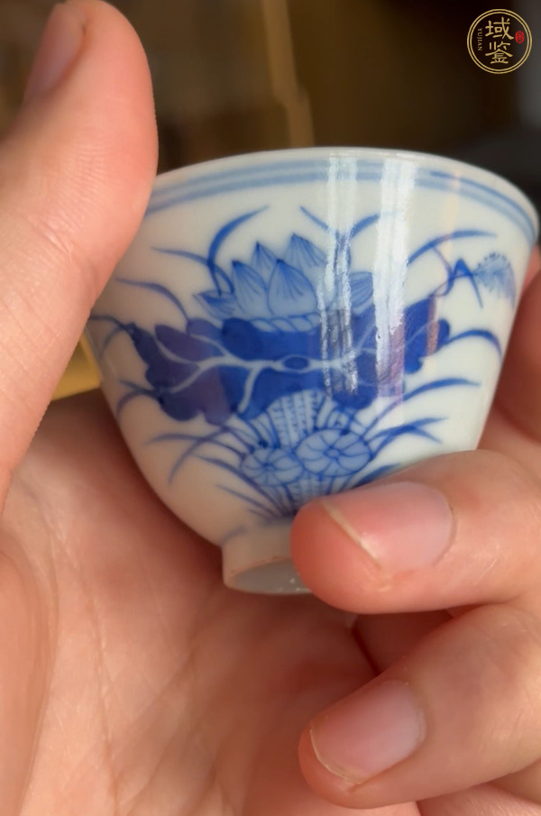 古玩陶瓷青花杯真品鑒賞圖
