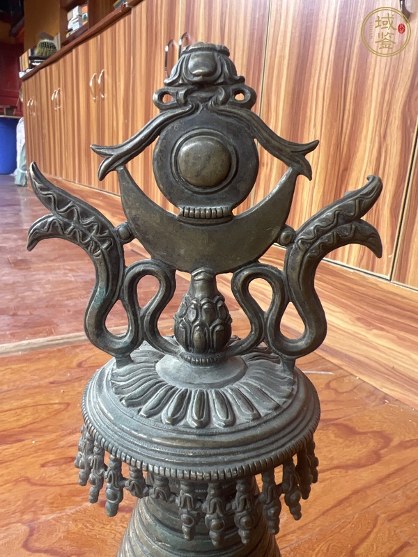 古玩銅器噶當塔真品鑒賞圖
