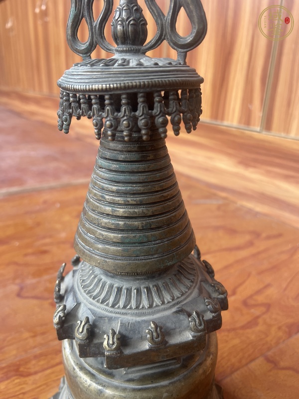 古玩銅器噶當塔真品鑒賞圖