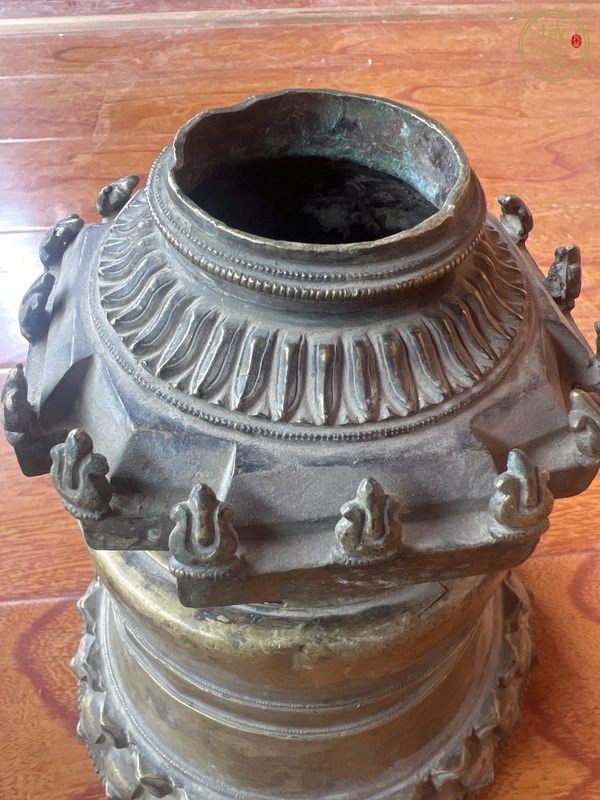 古玩銅器噶當塔真品鑒賞圖