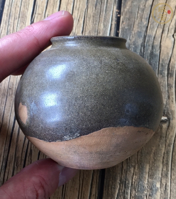 古玩陶瓷洪塘窯茶入真品鑒賞圖