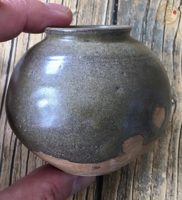 古玩陶瓷洪塘窯茶入真品鑒賞圖